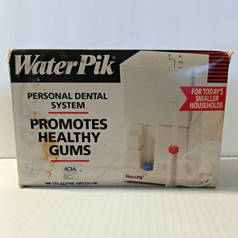 Vintage Teledyne Water Pik WP-20W Persinal Dental System New Open Box Unused NOS